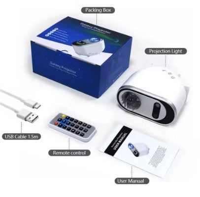 NIEUW! Noorderlicht Aurora Galaxy Star Projector – Maanlamp, Ophalen of Verzenden, Nieuw, Minder dan 100 cm