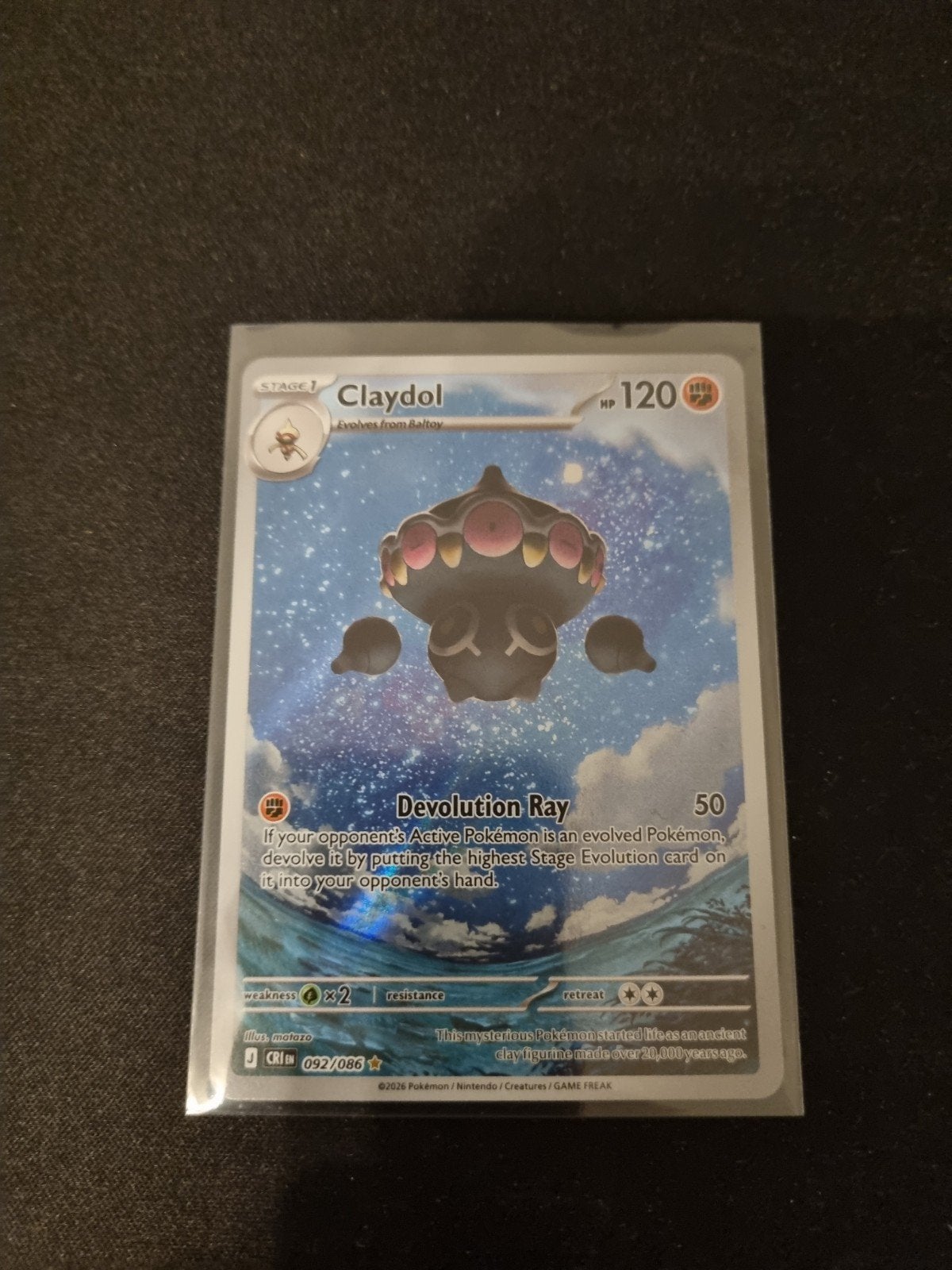Claydol 092/086 - Pokémon Kaart, Ophalen, Zo goed als nieuw, Losse kaart