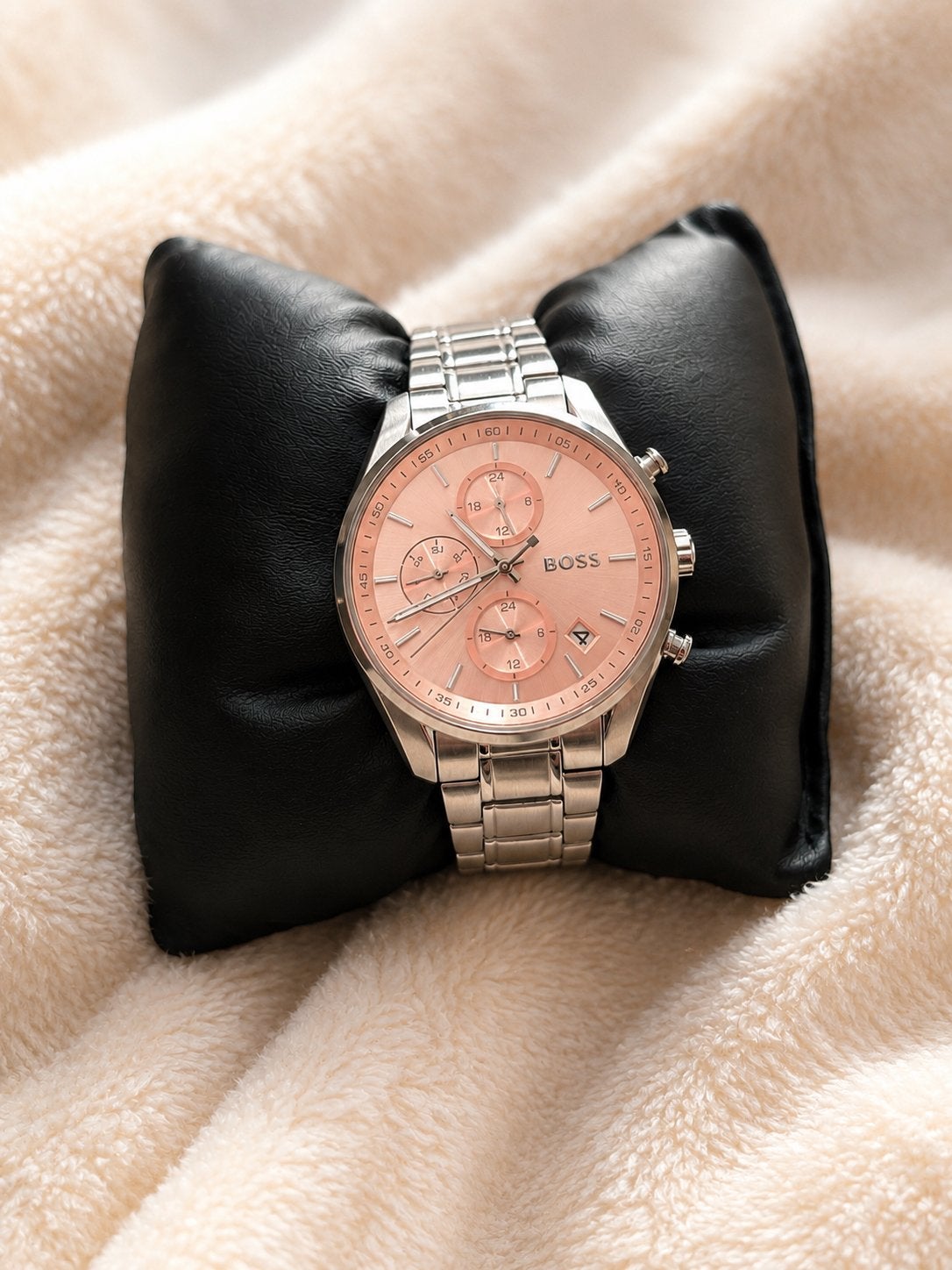 Nieuwe dames Hugo Boss horloge, Ophalen, Nieuw, Staal, Overige merken