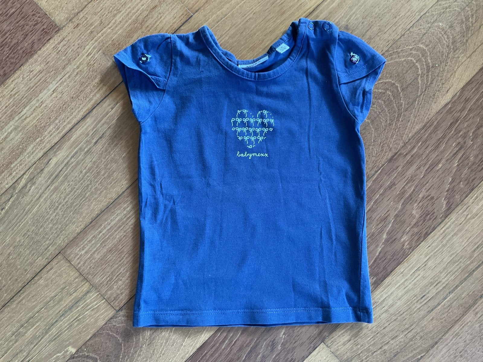 Blauw baby T-shirt - Mexx, Ophalen, Gebruikt, Meisje, Shirtje of Longsleeve