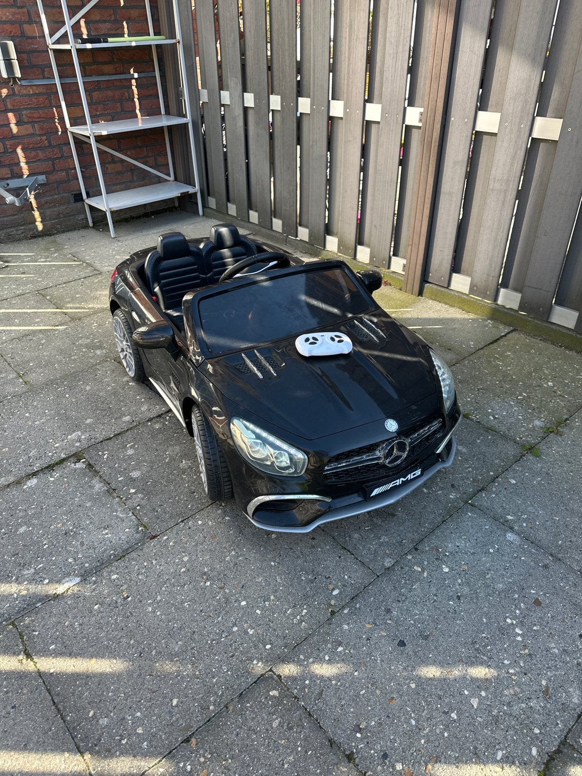 Mercedes-Benz AMG Kinderauto Elektrisch Zwart met Afstandsbe, Ophalen, Gebruikt, Afstandsbediening