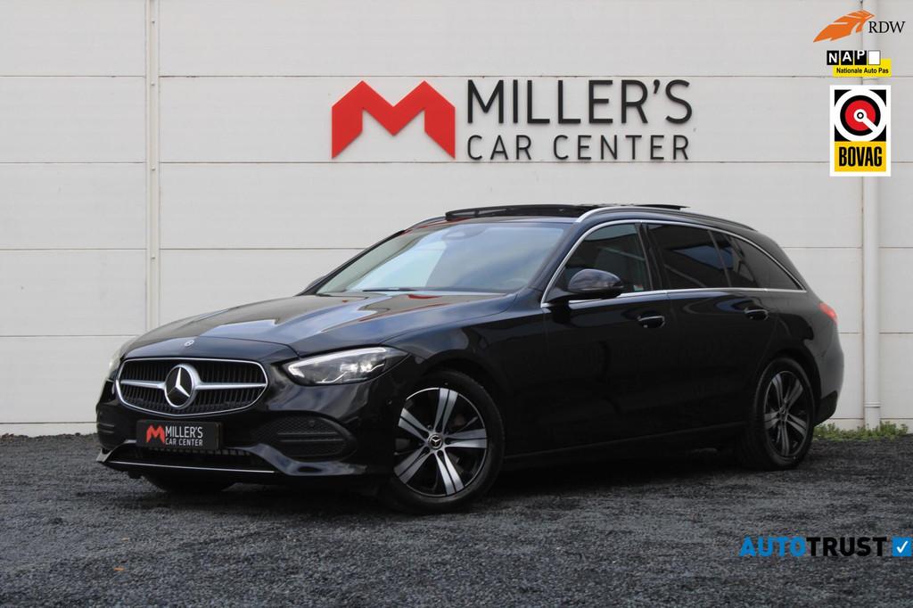 Mercedes C-klasse Estate 200 4MATIC Panorama Sfeerverlichtin, Auto's, Automaat, 15 km/l, 4 cilinders, Met garantie (alle)