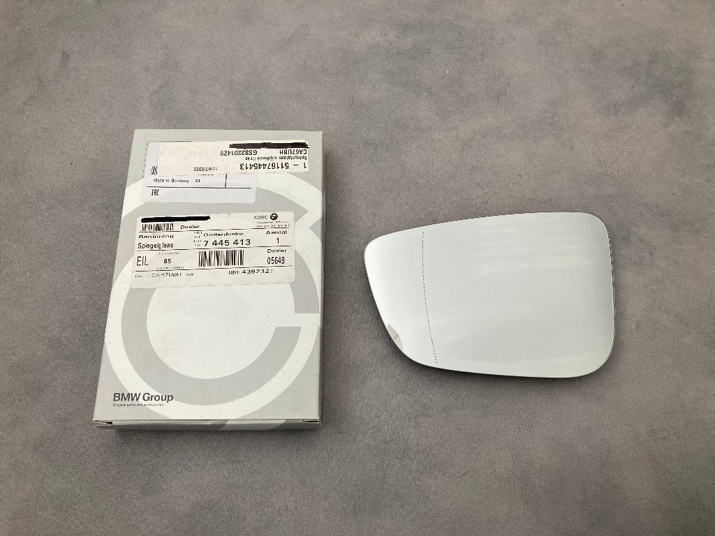 Spiegelglas (links) BMW 5-serie G30 G31 en 7-serie G11 G12, Ophalen of Verzenden, Nieuw, BMW