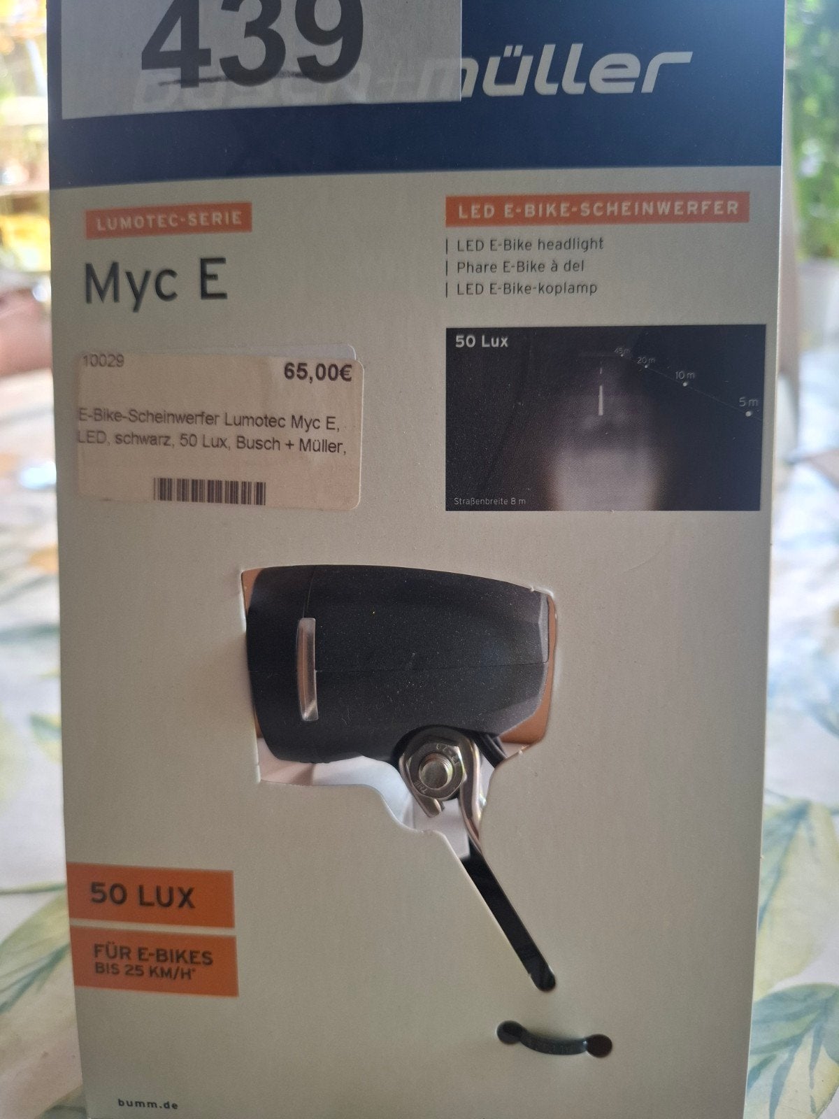 Busch&Muller koplamp nieuw, Ophalen of Verzenden, Nieuw, Accu, Voorlicht