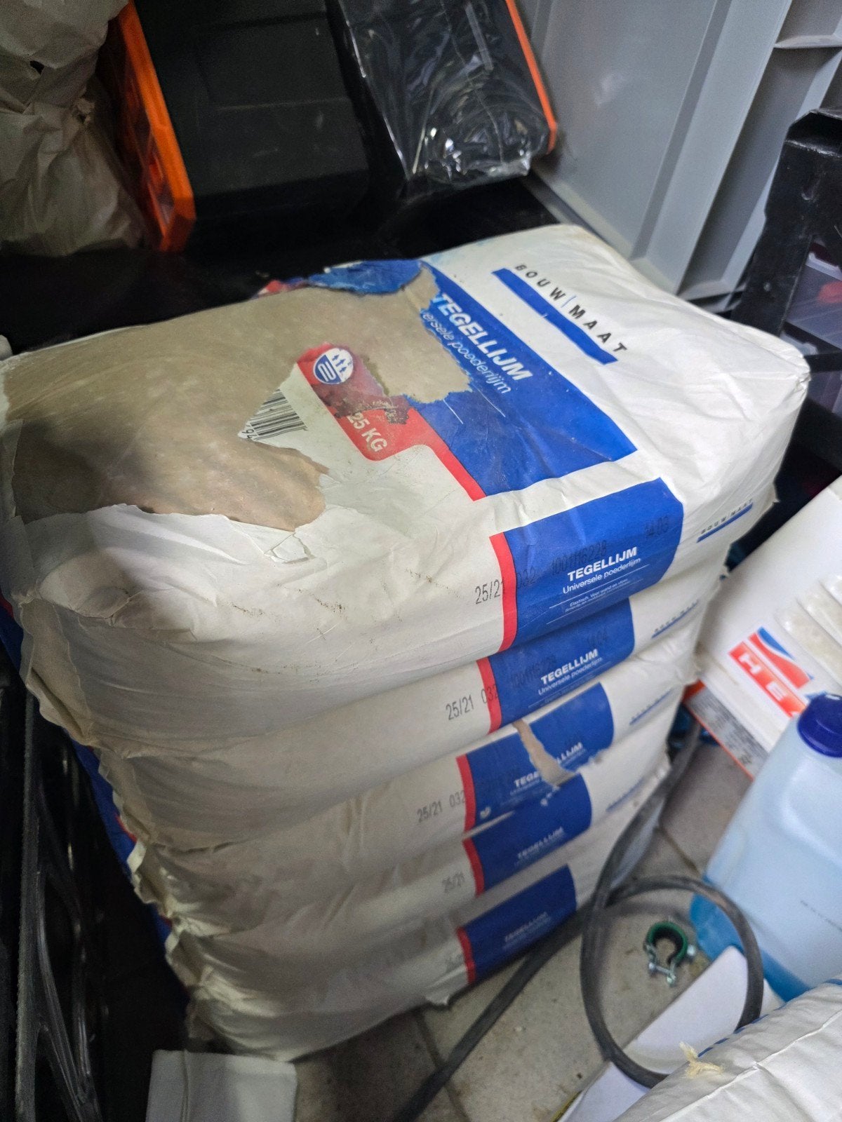 Tegellijm Bouwmaat 25 KG - Nieuw, Ophalen of Verzenden, Nieuw, Overige typen