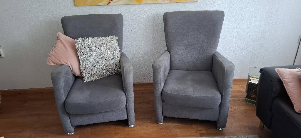 2 stoelen, Ophalen, Gebruikt, Twee, Stof