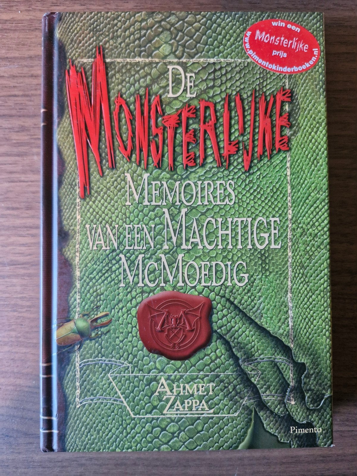 De Monsterlijke Memoires van een Machtige McMoedig, Boeken, Ophalen of Verzenden, Zo goed als nieuw, Ahmet Zappa, Fictie algemeen