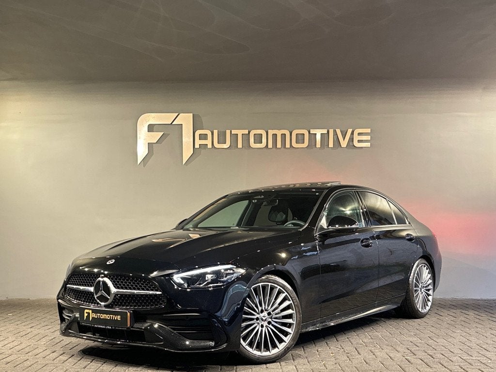 Mercedes-Benz C-klasse 200 d AMG Pano|Memory|Burmester|360Ca, Auto's, Mercedes-Benz, Automaat, Achterwielaandrijving, 4 cilinders