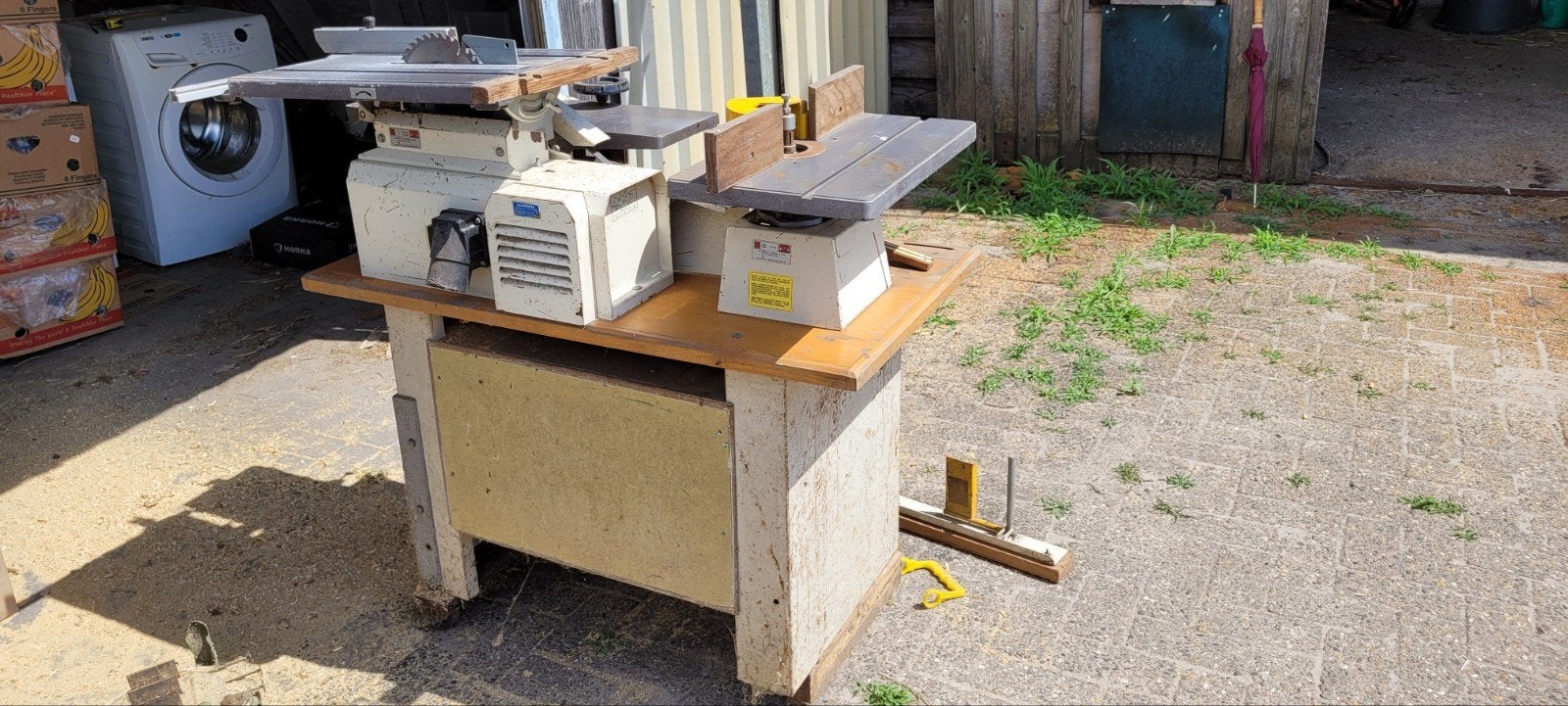 K5 5-in-1 Combinatiemachine Houtbewerkingsmachine, Ophalen