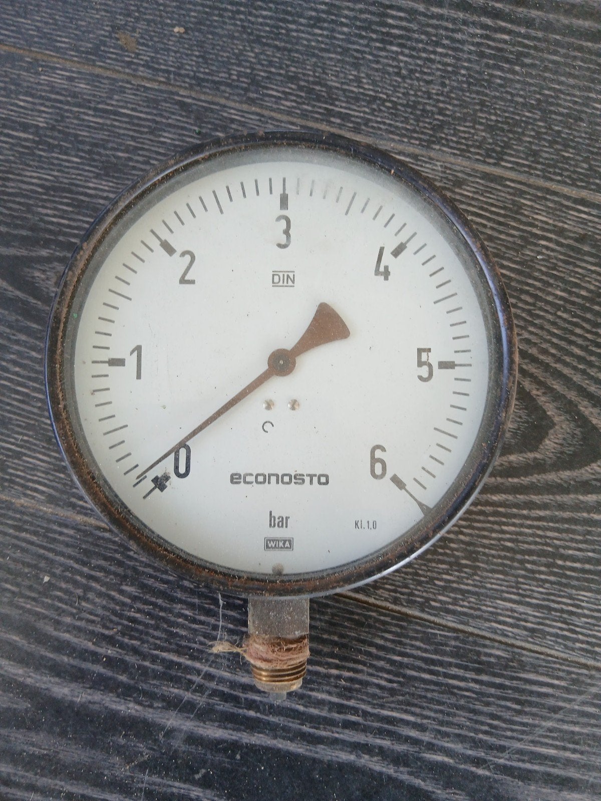 Oliedrukmeter Manometer Sleepboot stationaire motor opduwer, Watersport en Boten, Ophalen of Verzenden