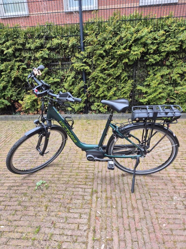 Victoria ETrekking 5.9 H e-bike, maat 51, groen/zwart, Fietsen en Brommers, Elektrische fietsen, Overige merken, Gebruikt, Ophalen of Verzenden