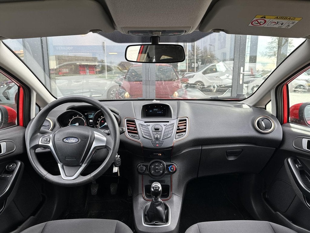 Ford Fiesta Style 1.2 4-cil. 3drs Airco | LMV 16, Euro 5, Stof, Gebruikt, 4 cilinders