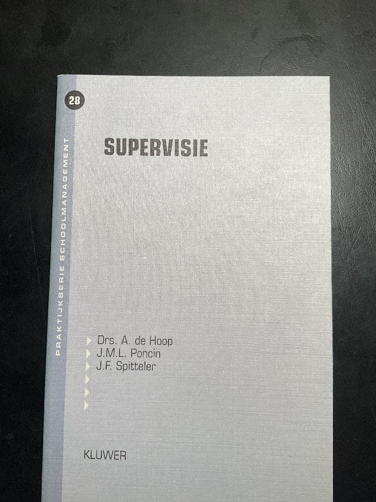 Supervisie, Ophalen of Verzenden, Nieuw, De Hoop e.a.