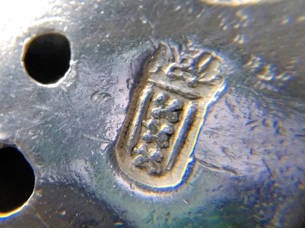 Zilveren miniatuur vergiet, Amsterdam, ca. 1720, Verzenden, Zilver