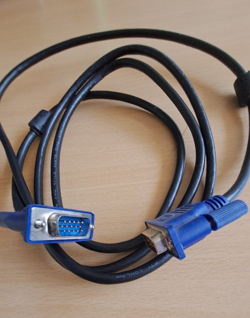Videokabel blauw/blauw AWM, Computers en Software, -, -, Ophalen of Verzenden, Zo goed als nieuw