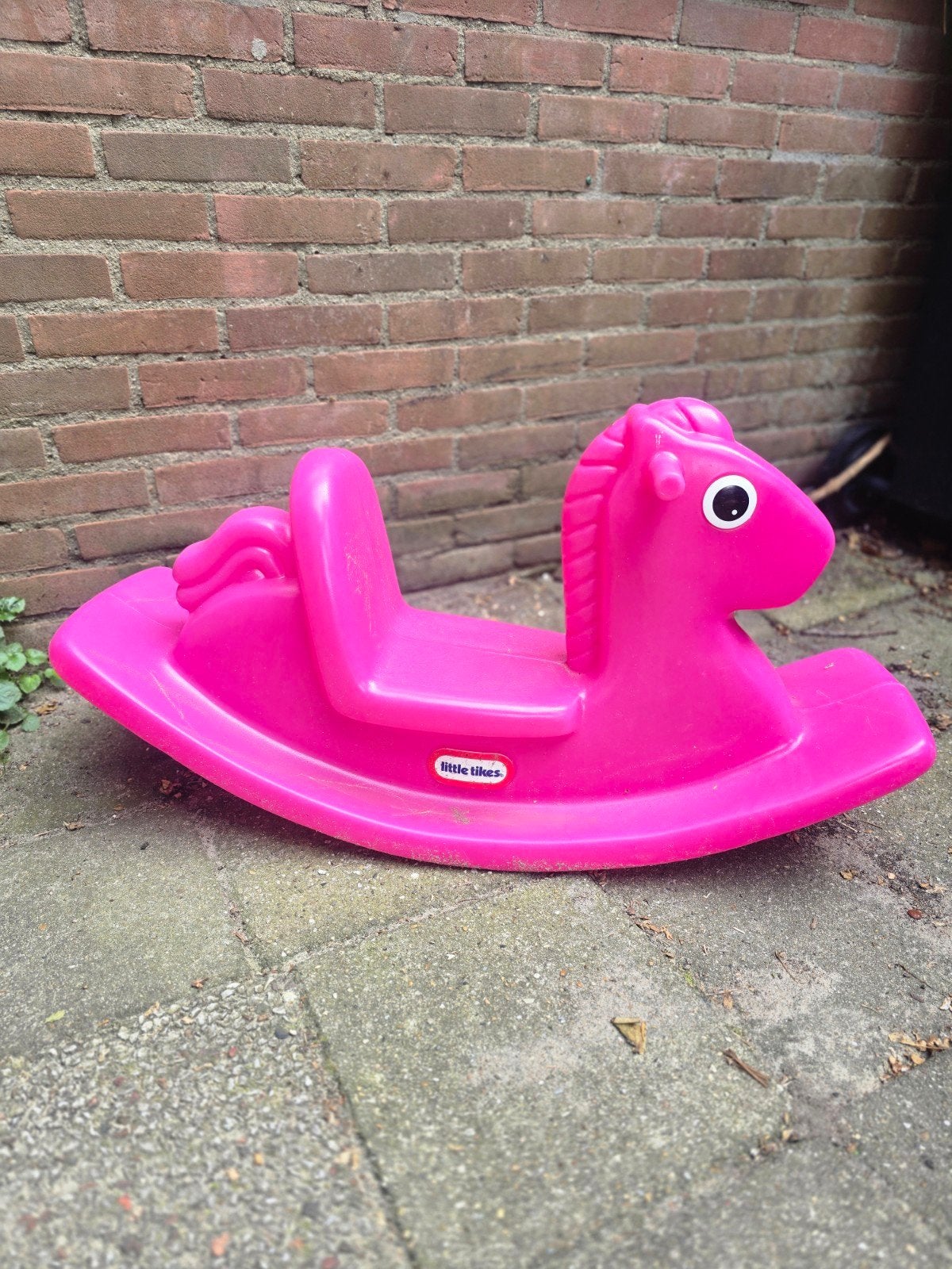 Little Tikes roze hobbelpaard, Ophalen