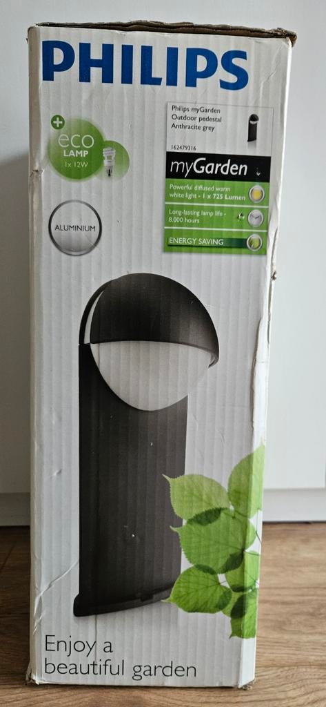 Tuinlampen energiezuinig klasse A op sokkel nieuw, Minder dan 50 watt, Staande lamp, Ophalen of Verzenden, Netvoeding