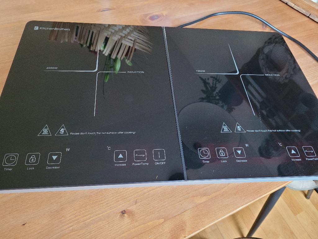 inductie kookplaat, Witgoed en Apparatuur, Kookplaten, Ophalen, 3 kookzones of minder, Zo goed als nieuw, Inductie