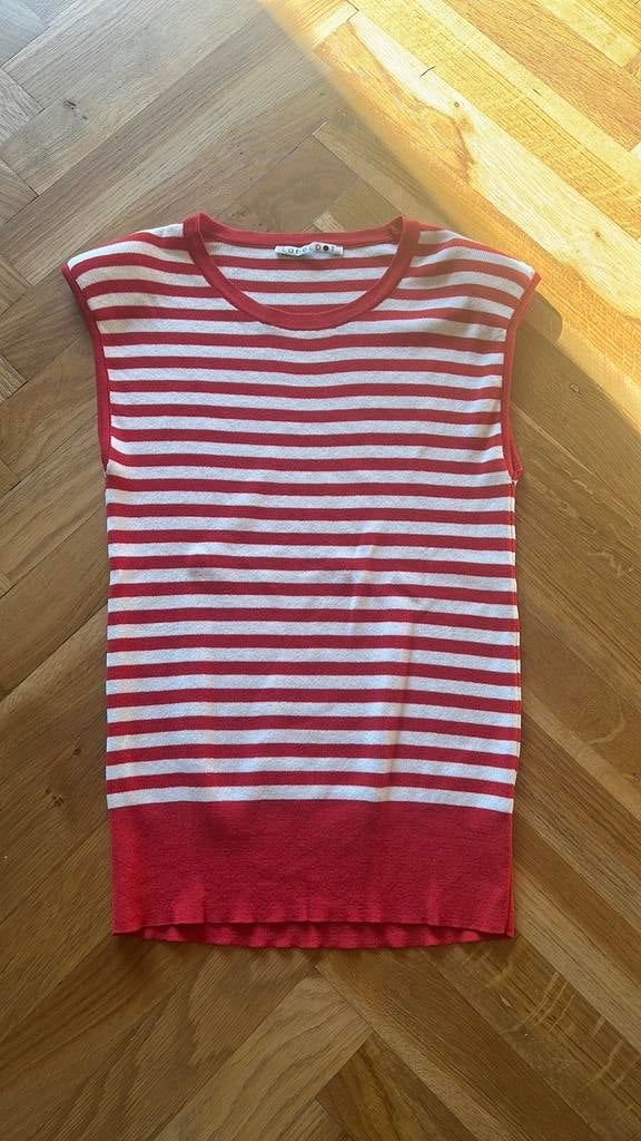 Label DOT top myra rood wit 38, Maat 38/40 (M), Ophalen of Verzenden, Zo goed als nieuw, Zonder mouw