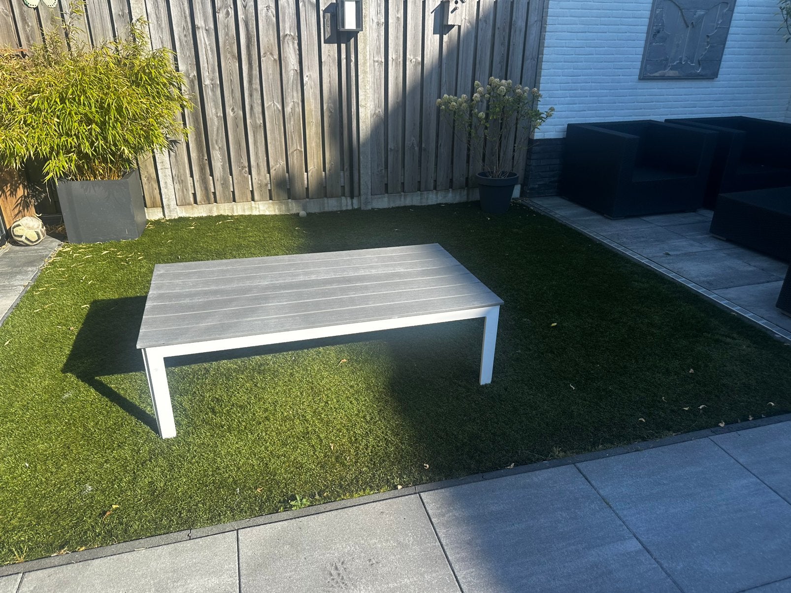 Bellagio Tuintafel, Ophalen, Zo goed als nieuw, Rechthoekig, Aluminium