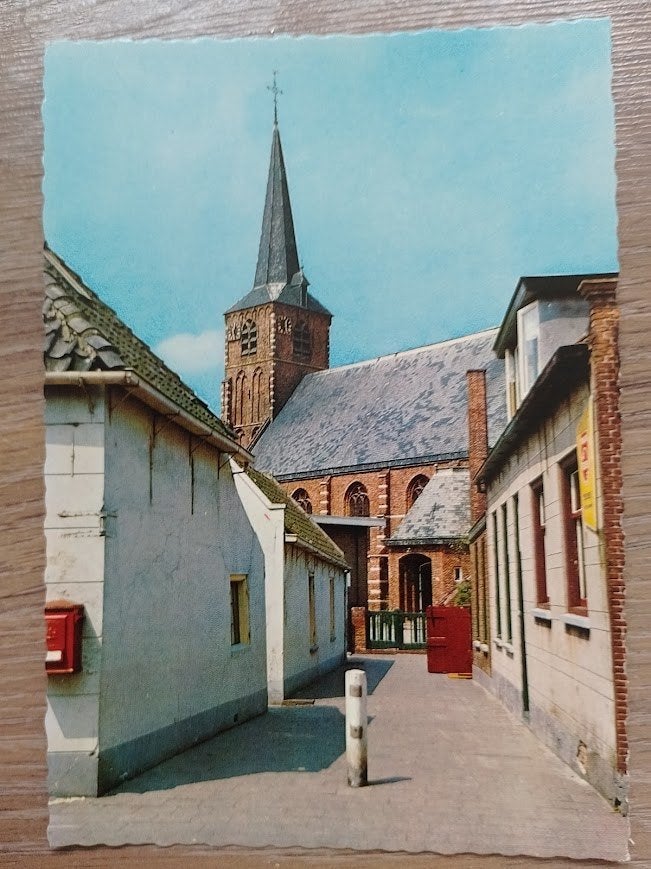 Nieuwerkerk aan den IJssel, Oude Ned. Hervormde Kerk, Ophalen of Verzenden, 1960 tot 1980, Ongelopen, Zuid-Holland