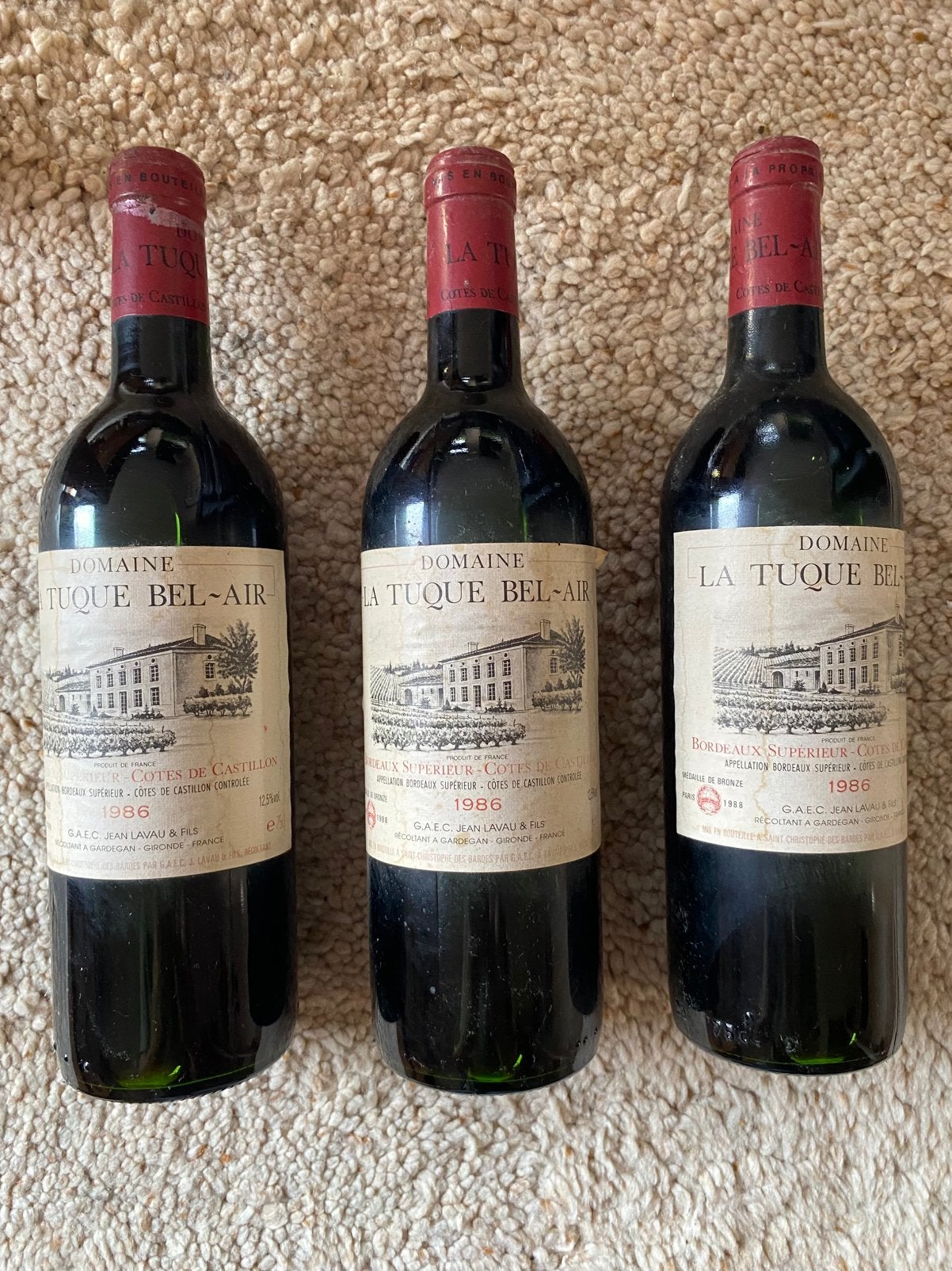 Vintage Bordeaux wijn collectie, Ophalen of Verzenden, Zo goed als nieuw, Frankrijk, Rode wijn