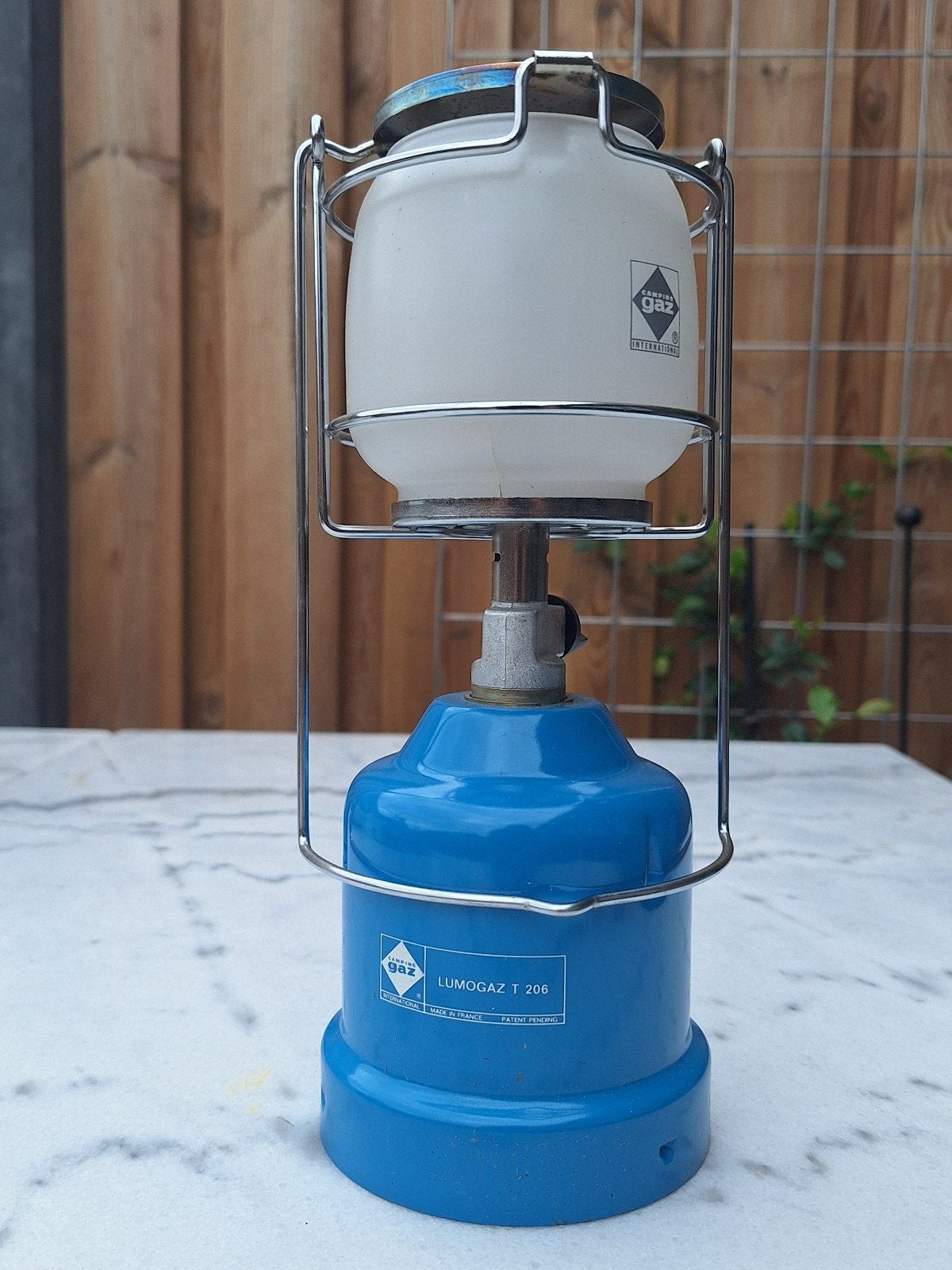 Lumogaz T206 Camping Gaslamp met Gloeikousjes, Ophalen, Gebruikt