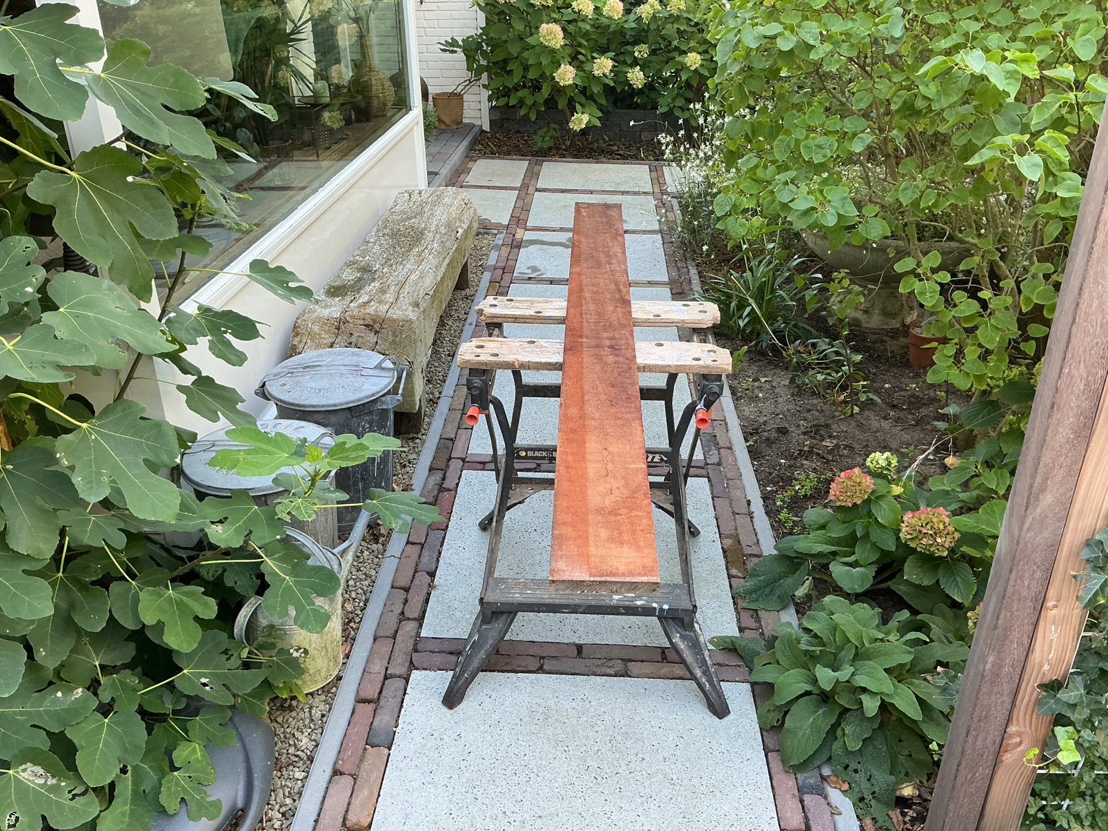 9 nieuwe hardhouten planken bankirai, Ophalen, Minder dan 25 mm, Nieuw, Plank
