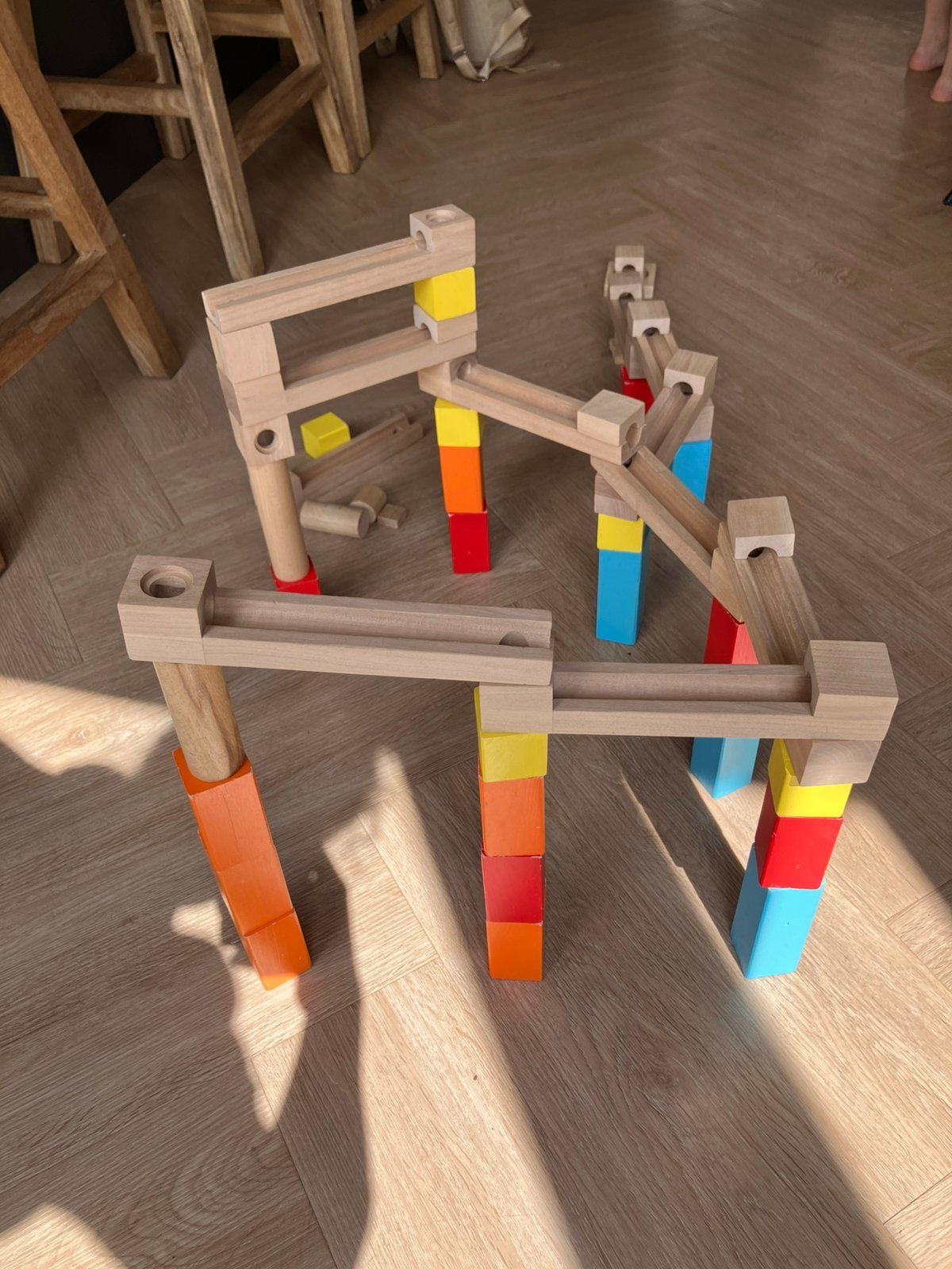 Eichhorn houten knikkerbaan, Kinderen en Baby's, Ophalen, Gebruikt