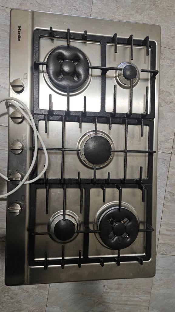 Miele 5-Pits Gas Kookplaat 90x52cm, Witgoed en Apparatuur, Fornuizen, Ophalen of Verzenden
