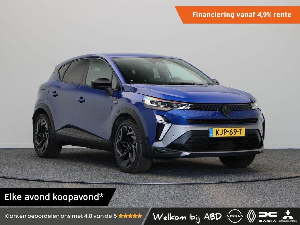 Renault Captur E-Tech full hybrid 145pk E-Tech Esprit Alpine, Auto's, Renault, 1345 kg, Parkeersensor, Gebruikt, Blauw