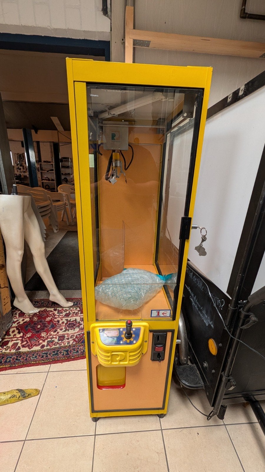 Grijpmachine, Ophalen, Gebruikt