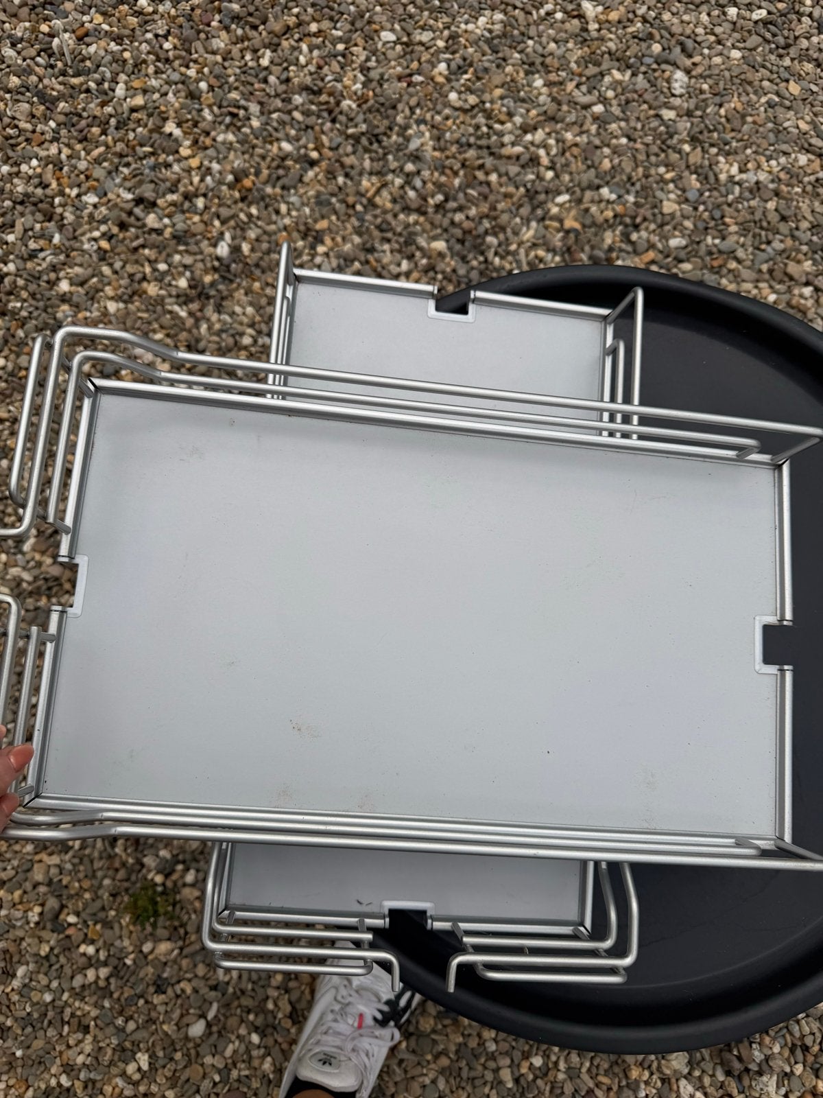 Rekjes voor apothekerskast 45x25 cm - Zo goed als nieuw, Ophalen, Zilver, Metaal, Overige typen