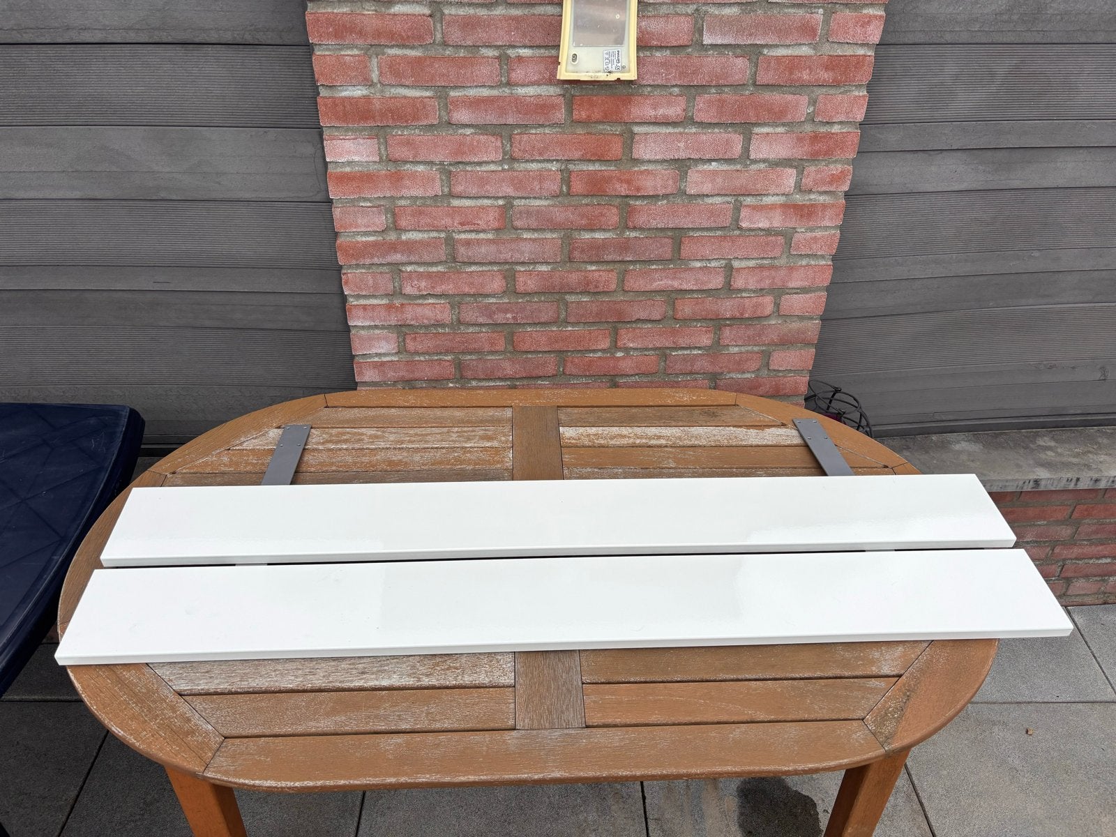 Wit bedframe met hoofdeinde, Ophalen, Overige materialen, Gebruikt, Wit