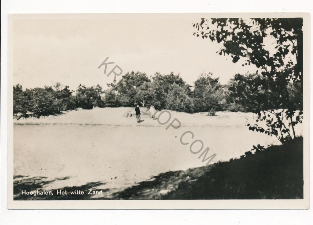 Hooghalen - Het Witte Zand [KRST003-5234, Verzenden, 1940 tot 1960, Ongelopen, Drenthe