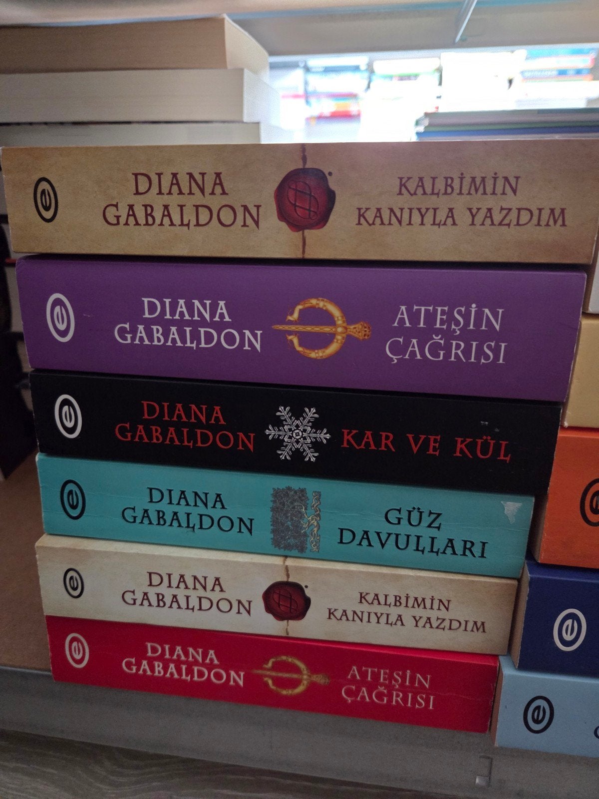 Diana Gabaldon - 11x Outlander - Tukse boeken Turkije, Ophalen of Verzenden, Gelezen