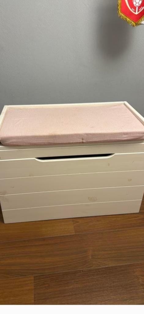 Houten opbergkist / speelgoedkist, Huis en Inrichting, Woonaccessoires | Kisten, Ophalen, 50 tot 100 cm, Minder dan 50 cm