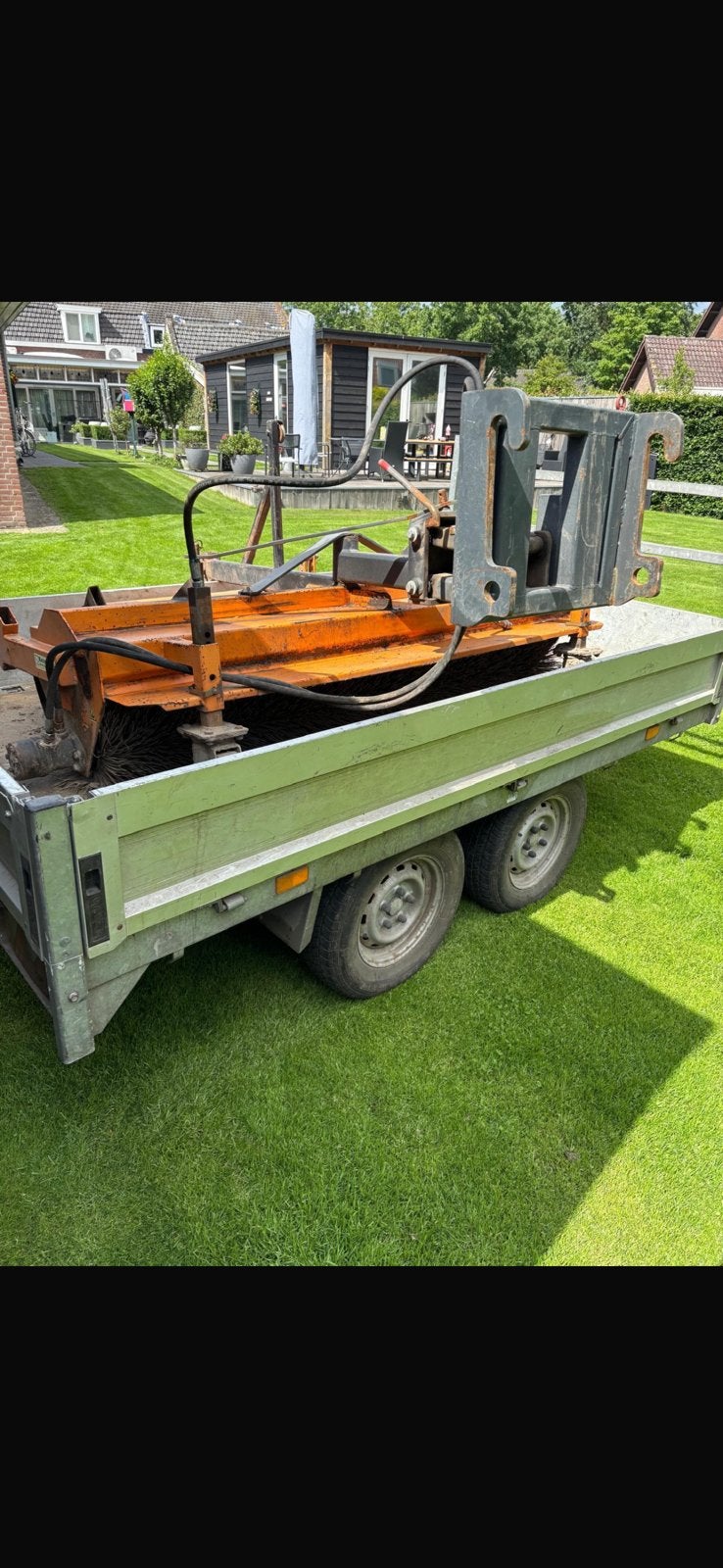 Bema 20 hydraulische veegmachine / veegborstel, Ophalen of Verzenden, Gebruikt