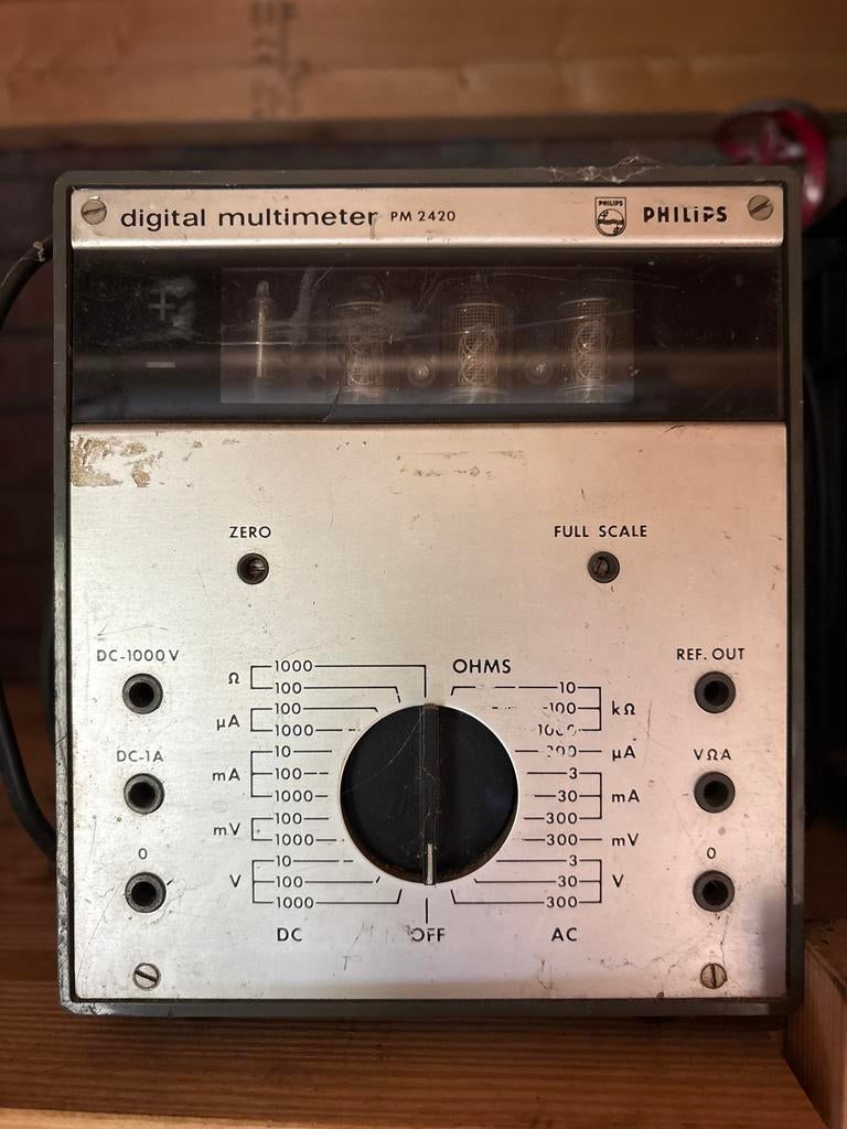 Philips PM 2420 Digitale Multimeter - Vintage, Ophalen, Gebruikt, Multimeter