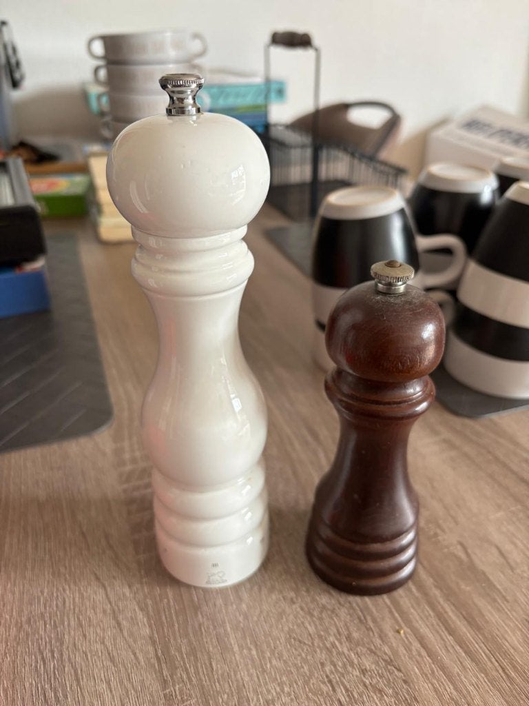 Peper en zout stel Peugeot, Ophalen, Overige typen, Hout, Zo goed als nieuw