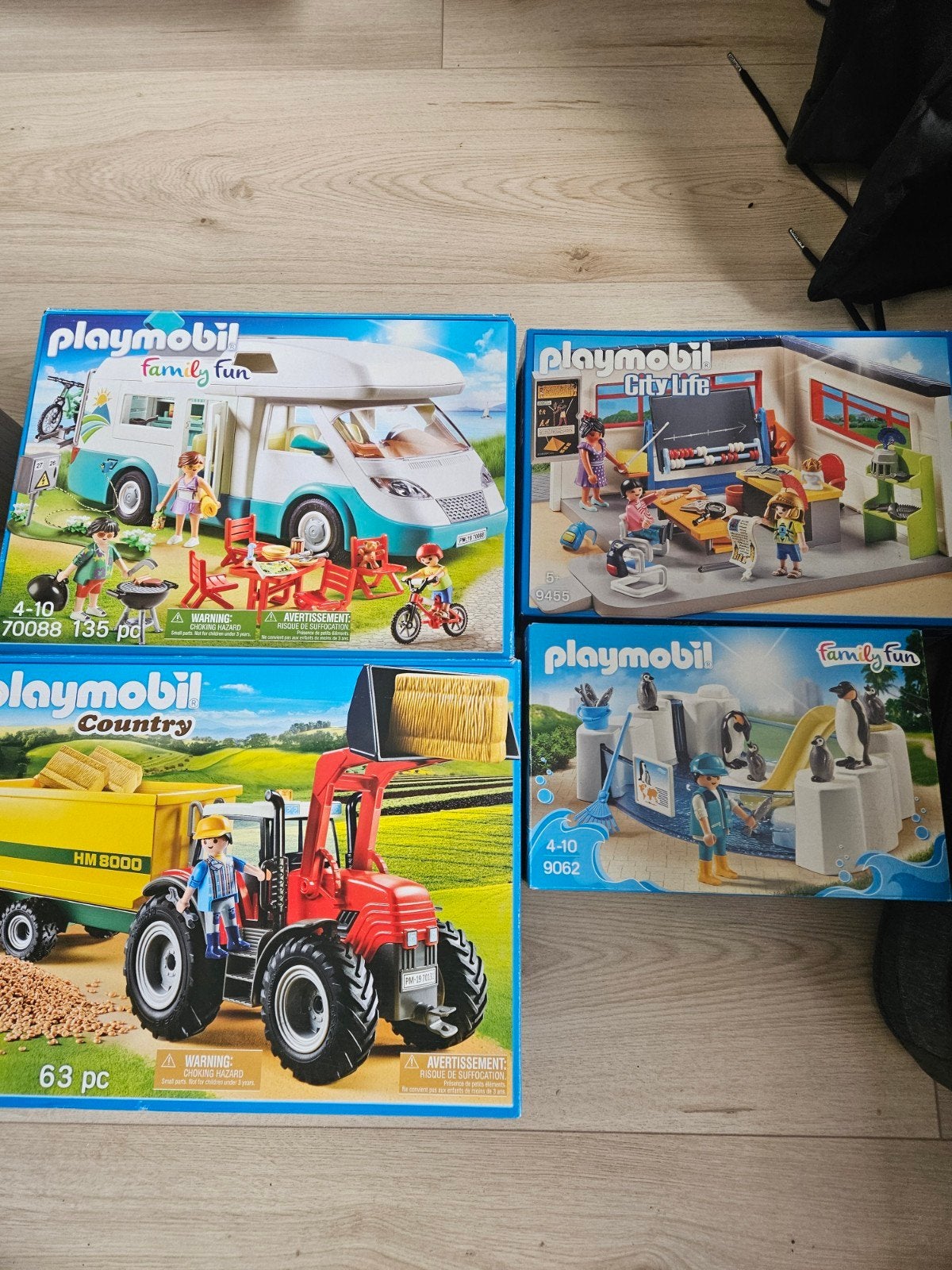 Playmobil set 70088, 70131, 9455 en 9062 - Compleet of samen, Ophalen of Verzenden, Zo goed als nieuw, Jongen of Meisje
