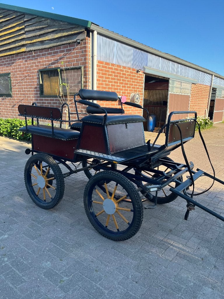Zeer nette koets voor grote pony/klein paard, Dieren en Toebehoren, Rijtuigen en Koetsen, Zo goed als nieuw, Overige typen, Paard of Pony