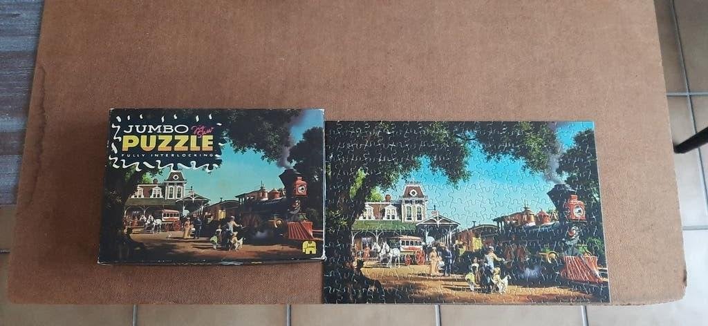 Vintage Jumbo legpuzzel, Ophalen of Verzenden, Minder dan 500 stukjes, Gebruikt, Legpuzzel