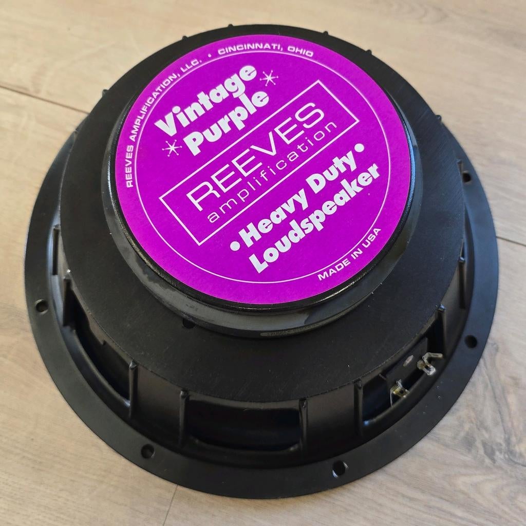 Reeves Vintage Purple Speaker 12 inch 16 Ohm, Ophalen of Verzenden, Gebruikt, Gitaar, 50 tot 100 watt