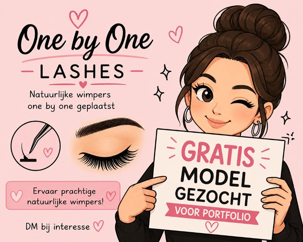 Gratis modellen gezocht Wimperextensions, Ophalen of Verzenden, Zwart, Handen en Nagels