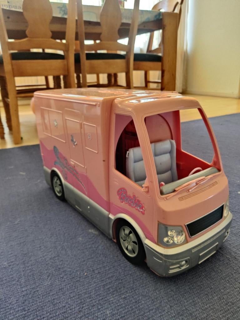 Barbie camper, Ophalen, Gebruikt