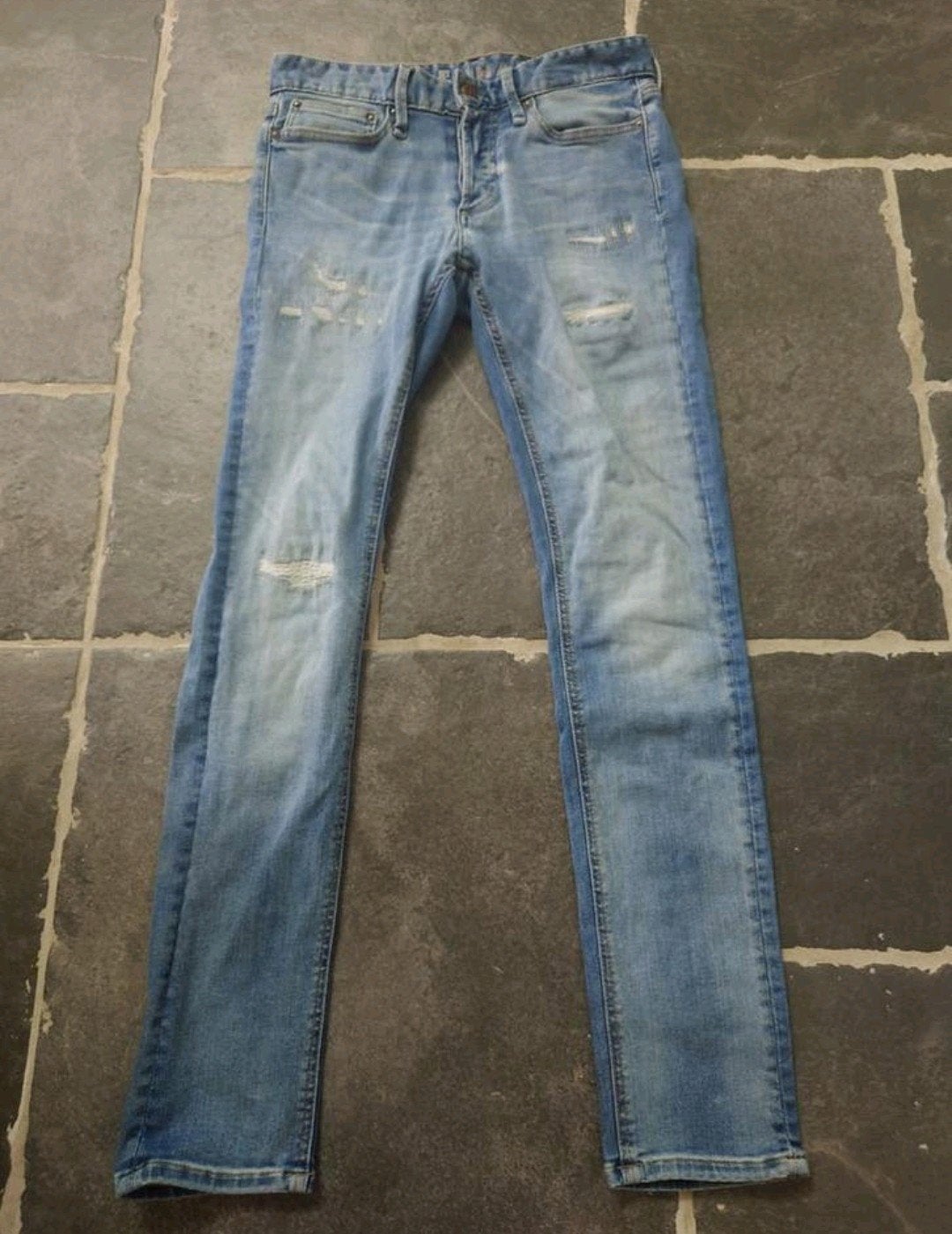 Denham, WITTE SCHAAR, BOLT, Skinny Fit, W29 L32. Rob2932, Blauw, W32 (confectie 46) of kleiner, Ophalen of Verzenden, Gedragen