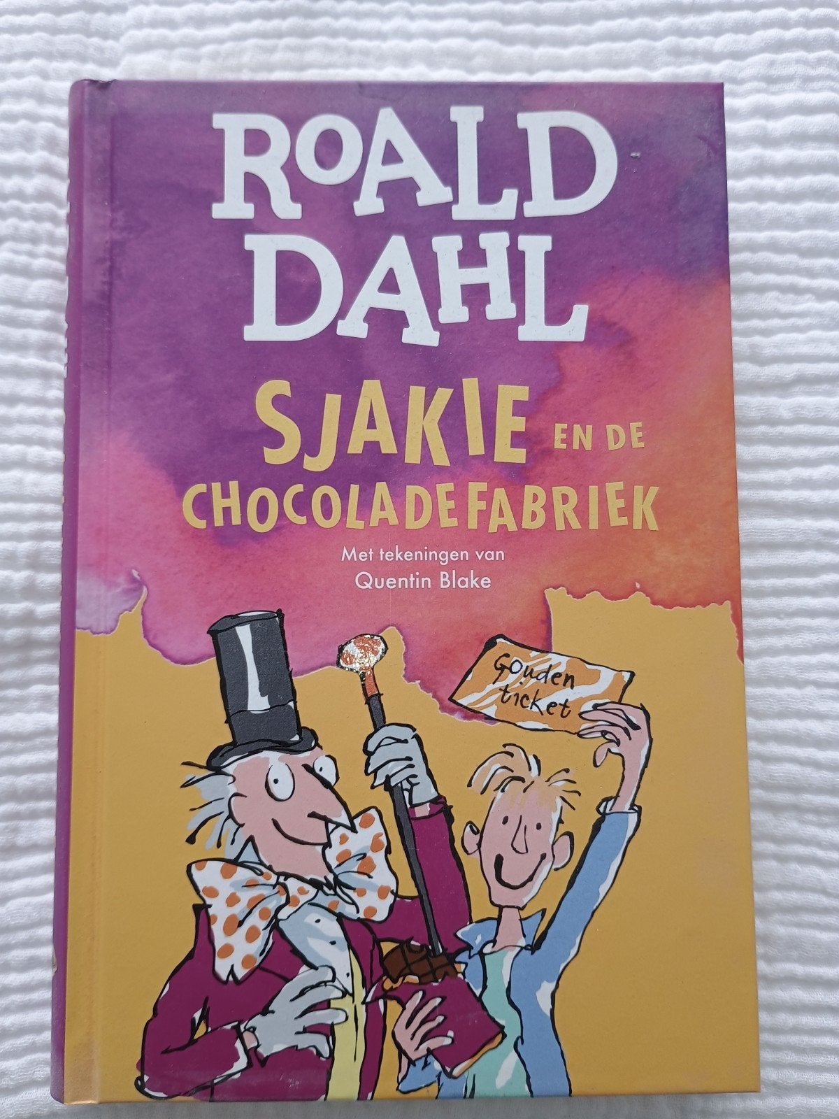 Sjakie en de chocolade fabriek, Roald Dahl, Ophalen of Verzenden, Zo goed als nieuw, Roald Dahl, Fictie