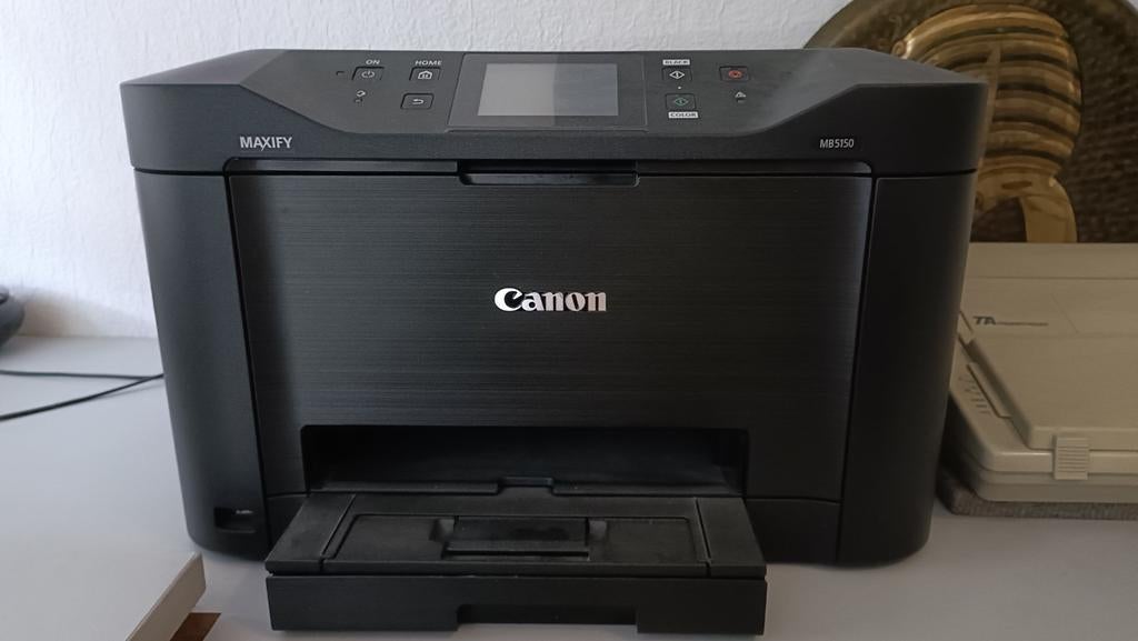 Nette printer canon, Ophalen