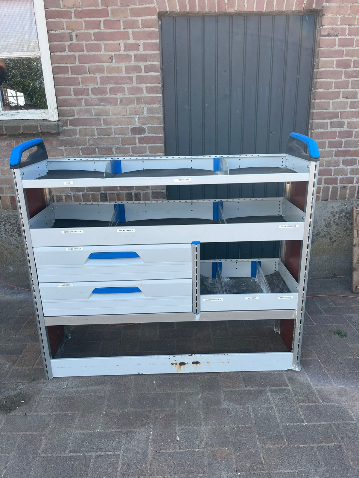 Bedrijfswagen inrichting, Ophalen, Gebruikt